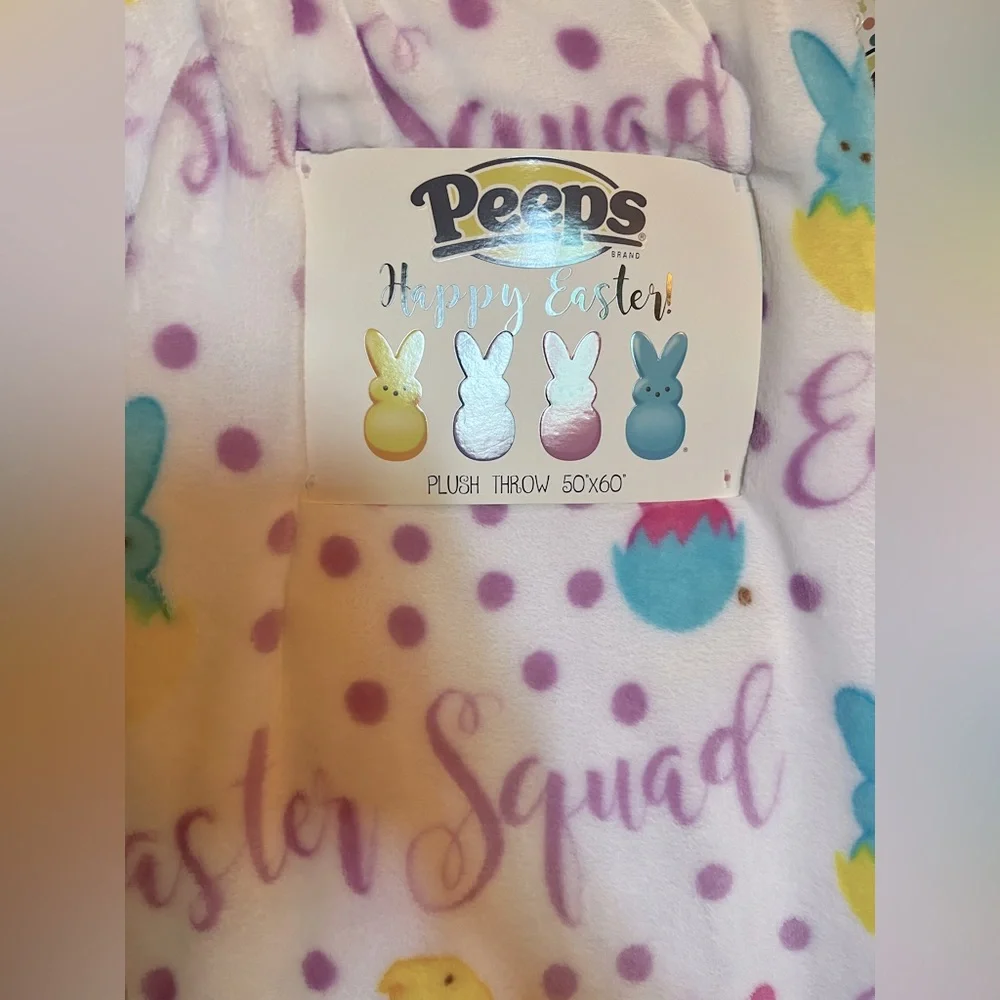 NWT Peeps throw